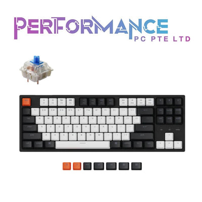 Keychron C1 87 Key Wired Non-Backlit/RGB Hot swap Brown/Blue/Red Switch (1 YEAR WARRANTY BY TECH DYNAMIC PTE LTD)