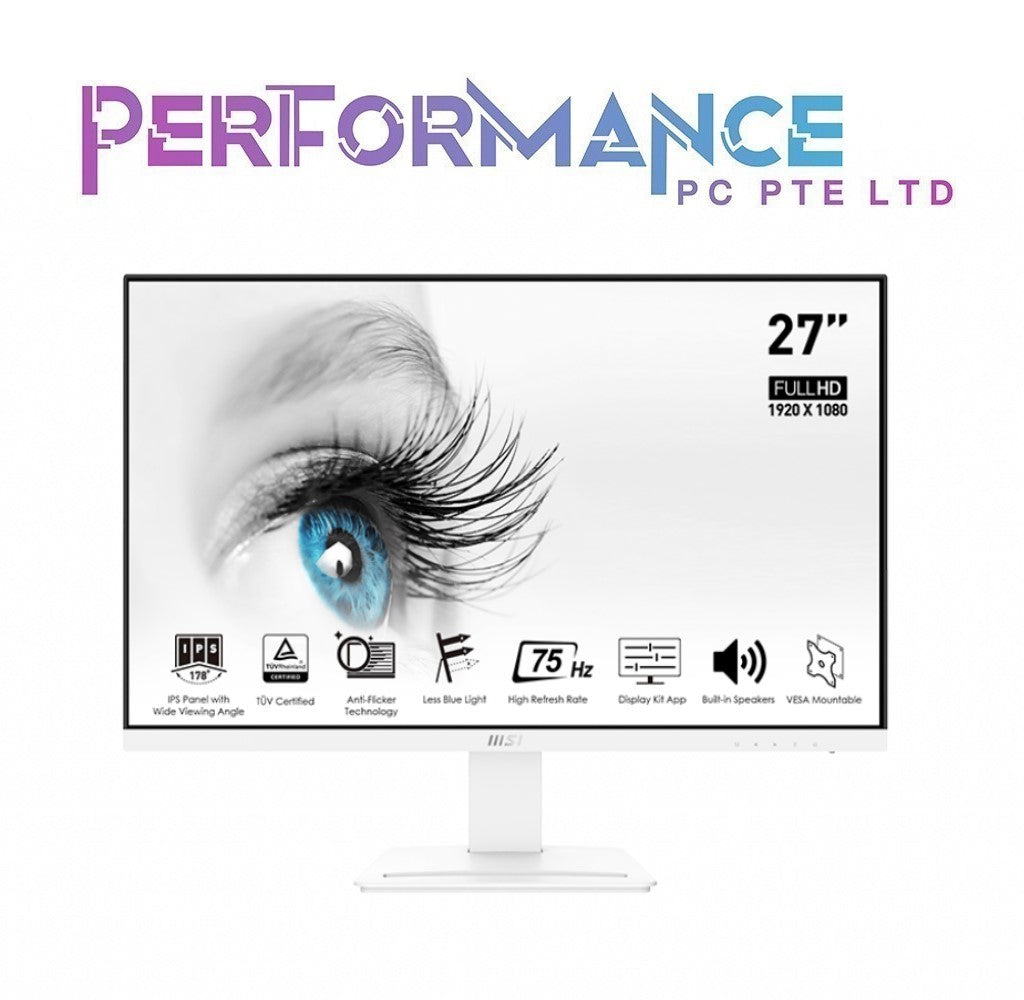 MSI PRO MP273W 27" 1920 x 1080 (FHD) (3 YEARS WARRANTY BY CORBELL TECHNOLOGY PTE LTD)