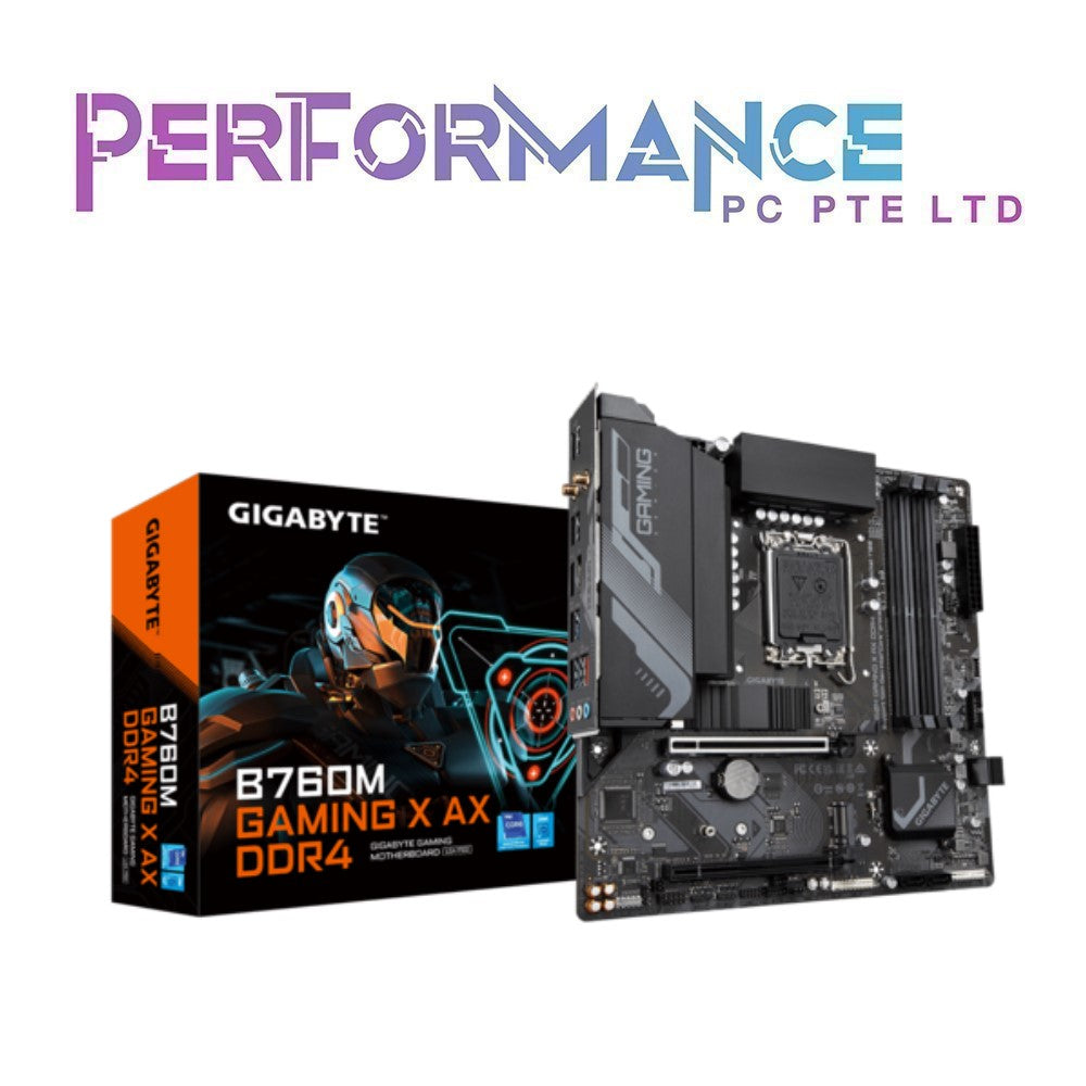 Gigabyte B760M GAMING X AX DDR4 | B760 M GAMING X AX DDR4 Motherboard (3 YEARS WARRANTY BY CDL TRADING PTE LTD)