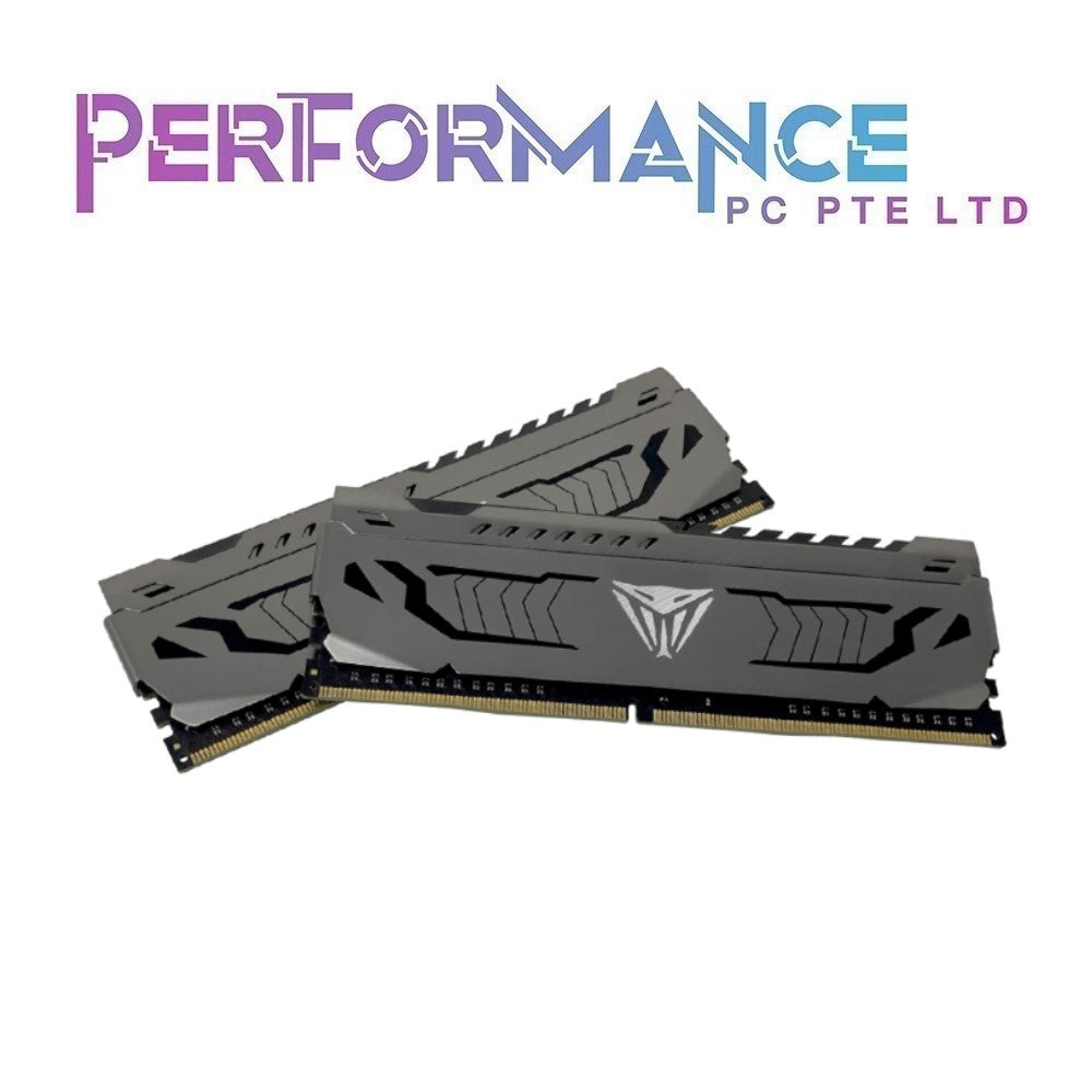 PATRIOT Viper Steel DDR4-3200/3600Mhz CL16/17/18 2x8/2x16 Kit Black (LIFETIME LIMITED WARRANTY BY TECH DYNAMIC PTE LTD)