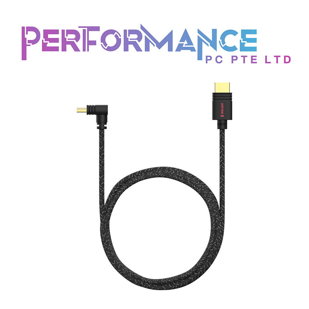 SSUPD DisplayPort 1.4 90 Degree Cable 2m (1 YEAR WARRANTY BY CORBELL TECHNOLOGY PTE LTD)