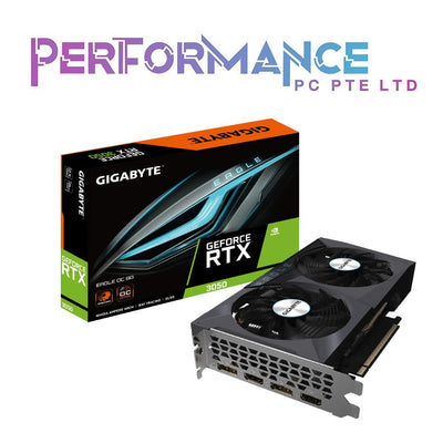 GIGABYTE GEFORCE RTX 3050 EAGLE OC 8GB GDDR6 (3 YEARS WARRANTY BY CDL TRADING PTE LTD)