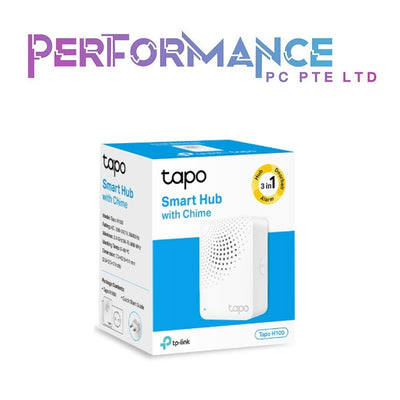 TP-LINK Tapo H100 Tapo Smart IoT Hub with Chime (1 YEAR WARRANTY BY BAN LEONG TECHNOLOGIES PTE LTD)