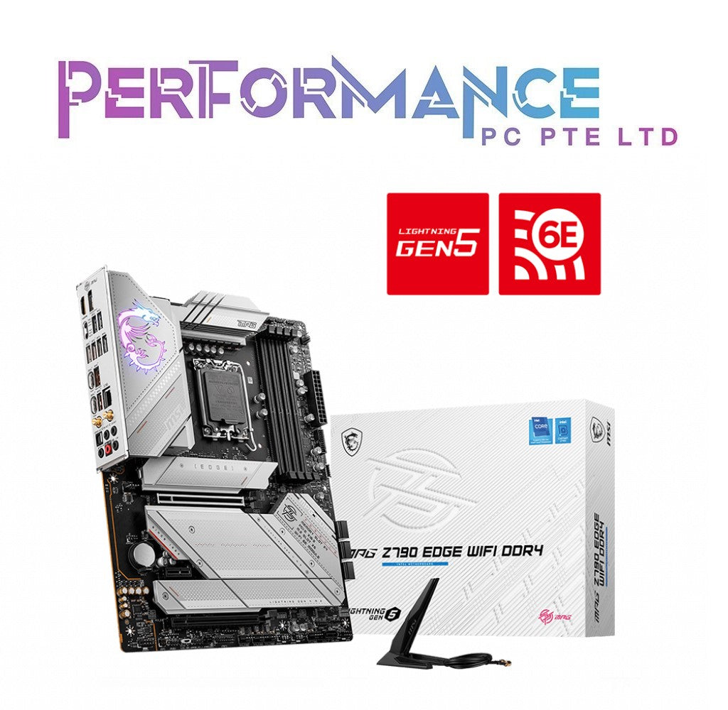 MSI MPG Z790 EDGE WIFI DDR4 Gaming Motherboard (3 YEARS WARRANTY BY CORBELL TCHNOLOGY PTE LTD)