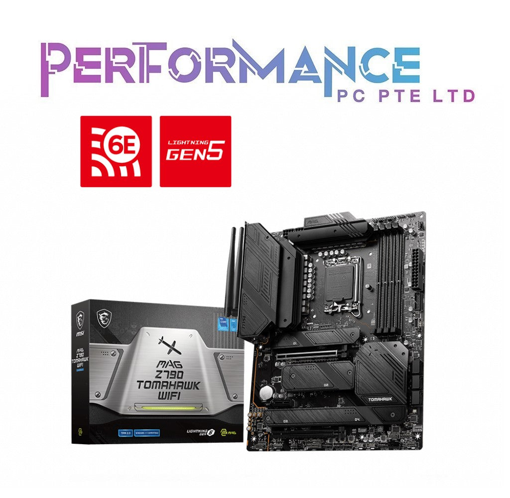 MSI MAG Z790 TOMAHAWK WIFI Gaming Motherboard (3 YEARS WARRANTY BY CORBELL TCHNOLOGY PTE LTD)