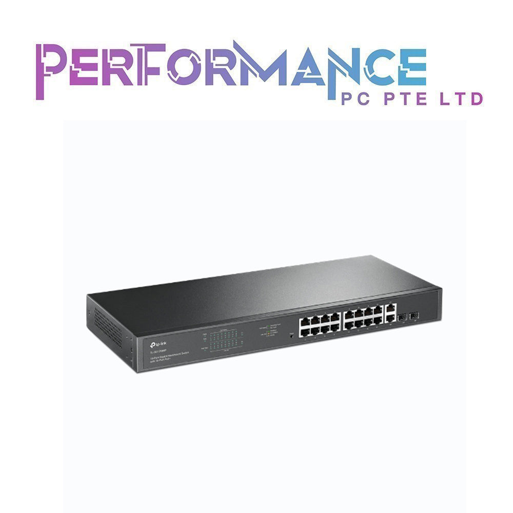 TP-Link TL-SG1218MP 18-Port Gigabit Rackmount Switch with 16 PoE+