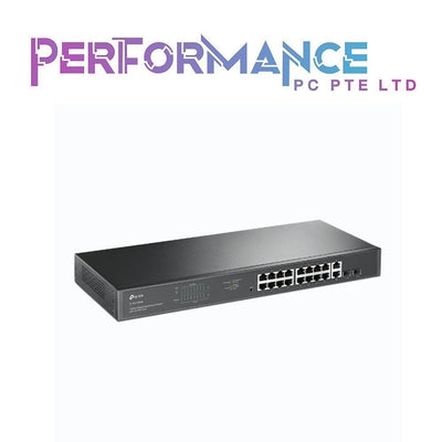 TP-Link TL-SG1218MP 18-Port Gigabit Rackmount Switch with 16 PoE+