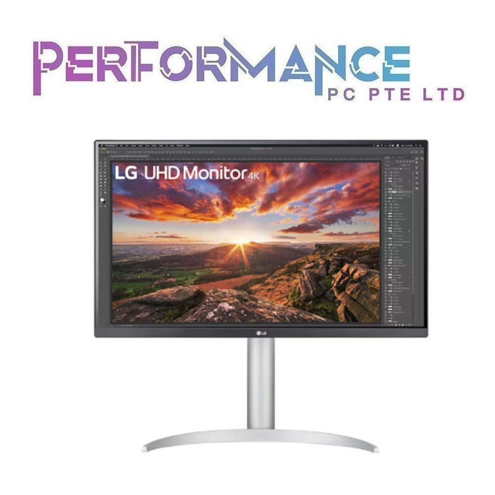 LG 27UP850N-W UHD 4K 27'' IPS Display Monitor Resp. Time 5ms Refresh Rate 60hz (3 YEARS WARRANTY BY LG)