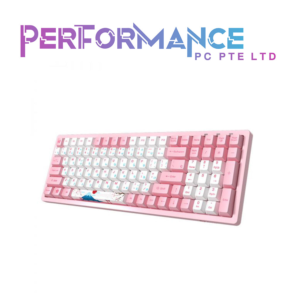 AKKO Keyboard 3096 - World Tour Tokyo R2 (Gateron Linear Switches) Yellow/Pink (1 YEAR WARRANTY BY TECH DYNAMIC PTE LTD)