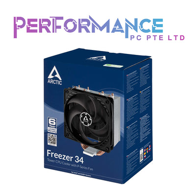 ARCTIC Freezer 34 eSports DUO CPU AIR Cooler - Grey/White (6 YEARS WARRANTY BY TECH DYNAMIC PTE LTD)
