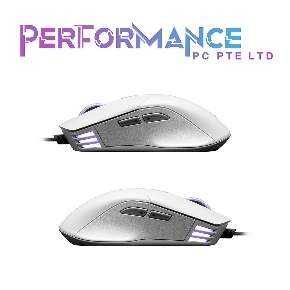 EVGA X12 Mouse White 8000 DPI, Wired, White, Customizable, Dual Sensor, 16,000 DPI, 5 Profiles, 8 Buttons, Ambidextrous Light Weight, RGB (1 YEAR WARRANTY BY TECH DYNAMIC PTE LTD)