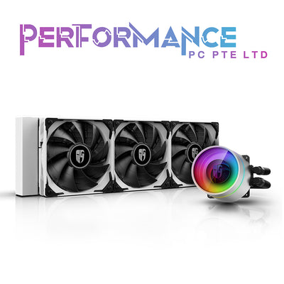 Deepcool Castle 360EX AIO, 360mm Radiator, ARGB XL Pure Copper CPU Block with New Deepcool LOGO, 3 x CF120 ARGB Fan CPU COOLER (3 Years Warranty By Tech Dynamic Pte Ltd)