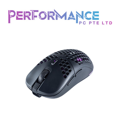 Tecware Pulse Elite 19K DPI Hotswap Wireless Gaming Mouse White/Black (1 YEAR WARRANTY BY TECH DYNAMIC PTE LTD)