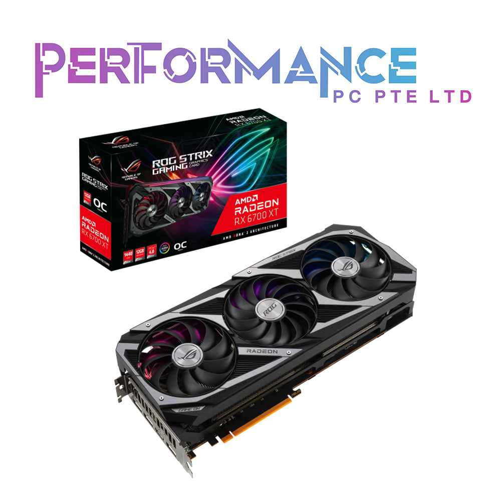 ASUS ROG Strix Radeon RX 6700 XT RX6700XT OC Edition 12GB GDDR6 Graphic card (3 YEARS WARRANTY BY AVERTEK ENTERPRISES PTE LTD)