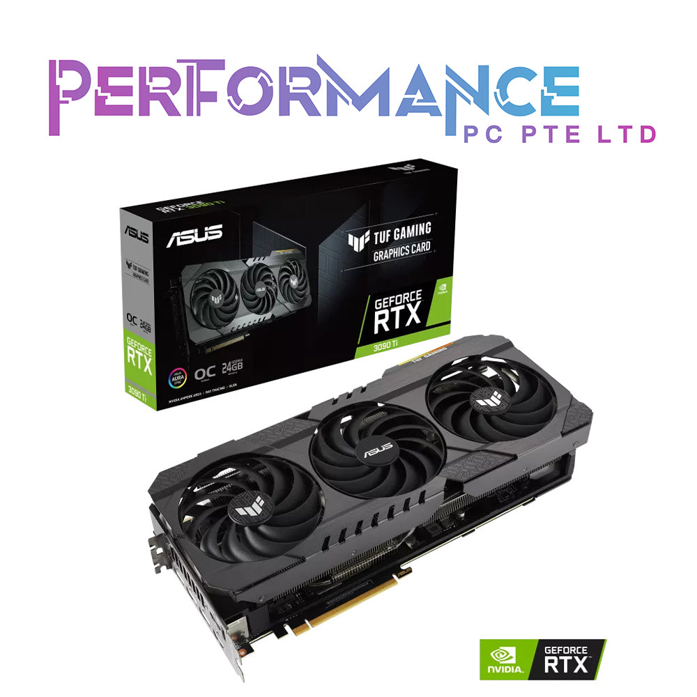 ASUS TUF Gaming NVIDIA GeForce RTX 3090 Ti RTX3090TI OC Edition Graphics Card (PCIe 4.0, 24GB GDDR6X, HDMI 2.1, DisplayPort 1.4a, Dual ball Fan Bearings, Military-grade Certification (3 YEARS WARRANTY BY AVERTEK ENTERPRISES PTE LTD)