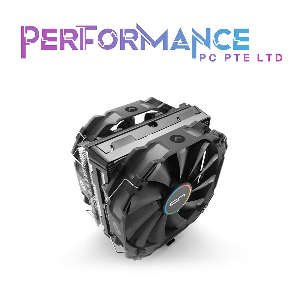 CRYORIG R5 Single tower CPU AIR COOLER heatsink with 2*XF140 140mm (3 YEARS WARRANTY BY CORBELL TECHNOLOGY PTE LTD)