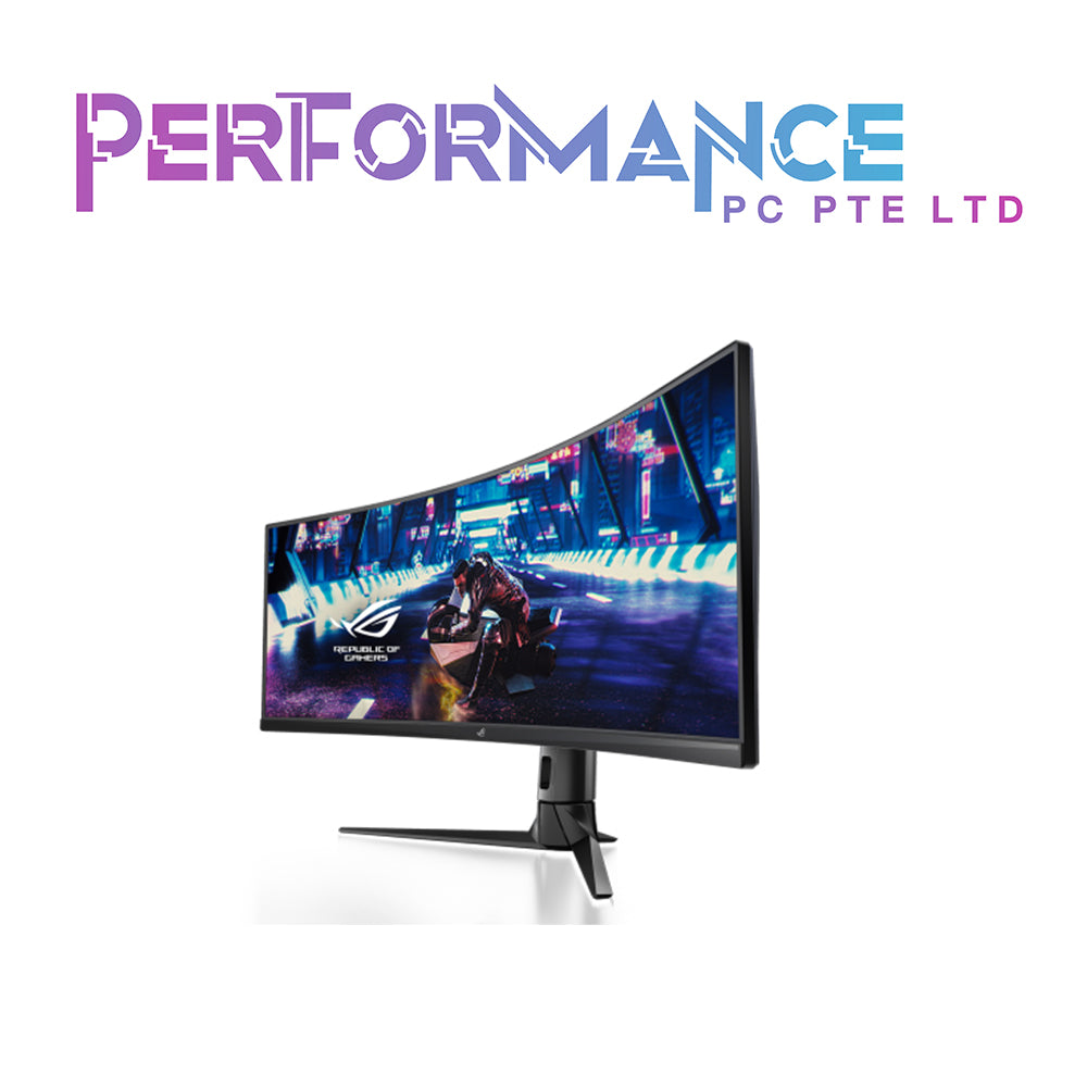 ASUS ROG Strix XG49VQ Super Ultra-Wide HDR Gaming Monitor — 49-inch 32:9 (3840 x 1080), 144Hz, FreeSync 2 HDR, DisplayHDR 400, DCI-P3: 90%, Shadow Boost (3 YEARS WARRANTY BY AVERTEK ENTERPRISES PTE LTD)