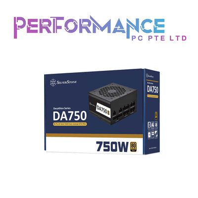 SILVERSTONE 80 PLUS Gold 750W/850W fully modular ATX power supply DA750-G/DA850-G (3 YEARS WARRANTY BY AVERTEK ENTERPRISES PTE LTD)