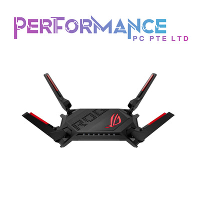 ASUS GT-AX6000 Dual-Band WiFi 6 (802.11ax) Gaming Router, Dual 2.5G ports, enhanced hardware, WAN aggregation, VPN Fusion, Triple-Level Game Acceleration, free network security and AiMesh support (3 YEARS WARRANTY BY AVERTEK ENTERPRISES PTE LTD)