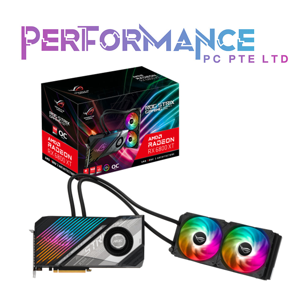 ASUS ROG Strix LC Radeon RX 6800 XT RX6800XT Gaming OC 16GB GDDR6 with Liquid Cooling Graphics Card (3 YEARS WARRANTY BY AVERTEK ENTERPRISES PTE LTD)