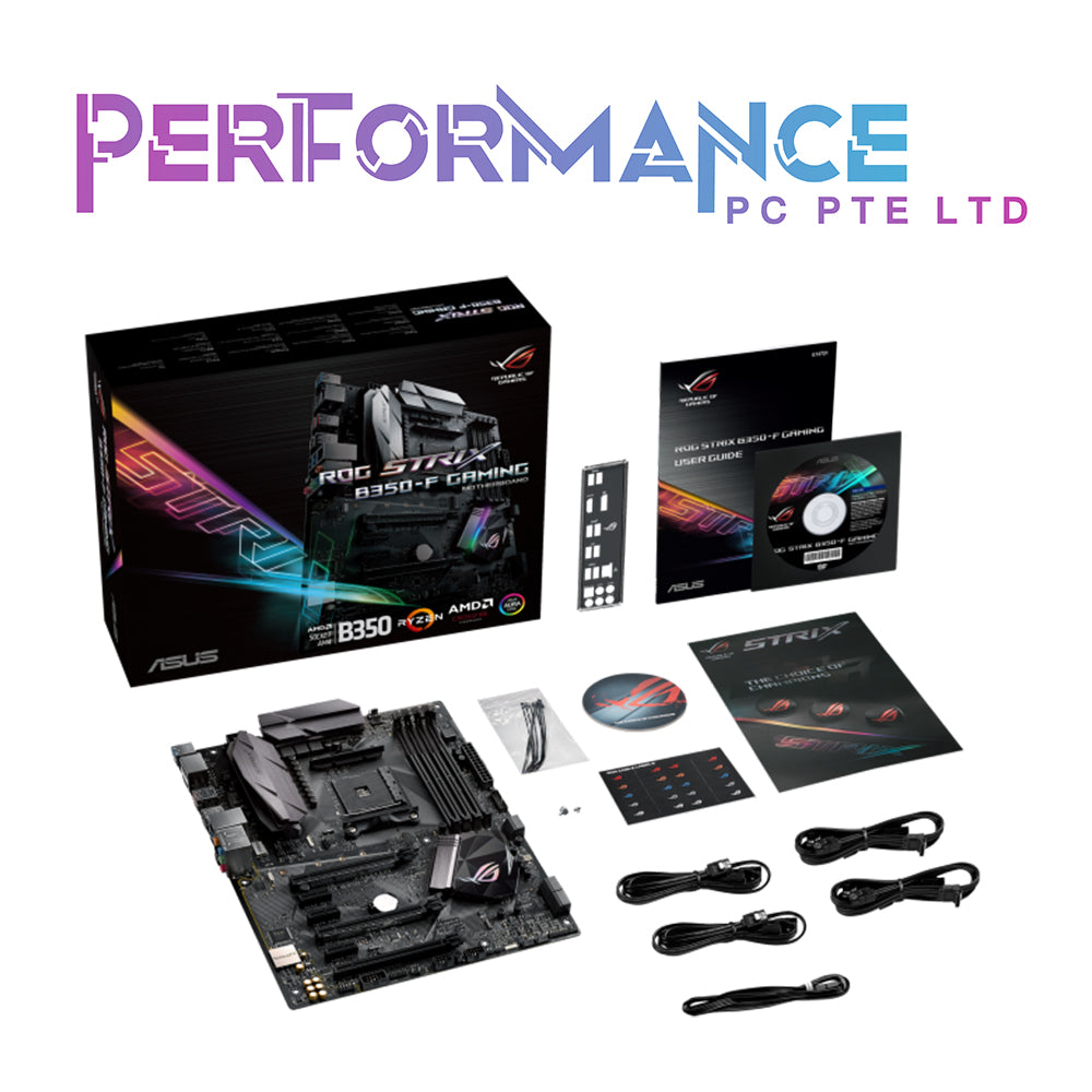 Asus ROG STRIX B350-F Gaming AMD AM4 B350 ATX Gaming Motherboard (3 YEARS WARRANTY BY AVERTEK ENTERPRISES PTE LTD)