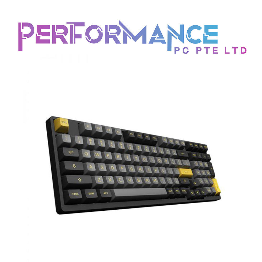 AKKO Keyboard 3098B RGB 3Mode Wireless - Black & Gold (Akko Silver Linear)/(TTC Princess Switch)(1 YEAR WARRANTY BY TECH DYNAMIC PTE LTD)