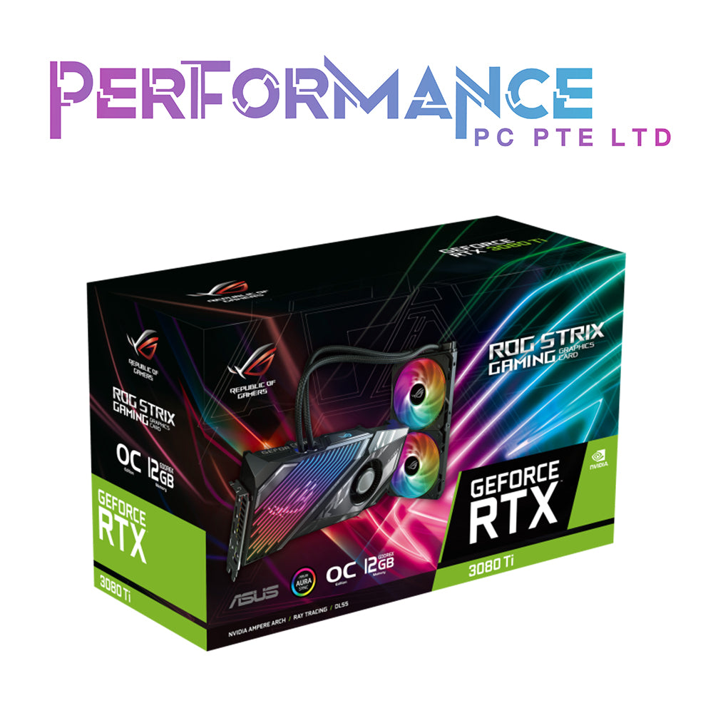 ASUS ROG Strix LC RTX 3080 Ti RTX3080Ti Liquid Cooled OC 12GB GDDR6X Gaming (3 YEARS WARRANTY BY AVERTEK ENTERPRISES PTE LTD)