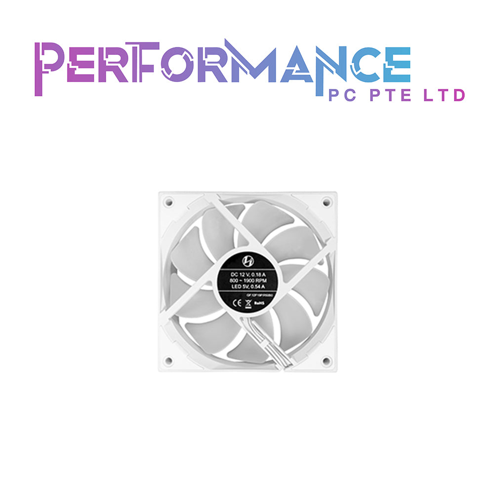 Lian Li ST120 High Static Pressure Fan 3pcs Pack Black/White (1 YEAR WARRANTY BY CORBELL TECHNOLOGY PTE LTD)