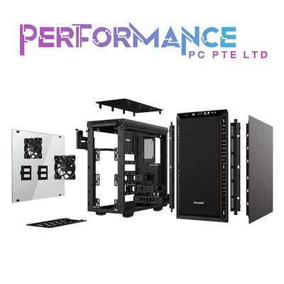 be quiet! Pure Base 600 (BGW21), ATX, TG Panel, 1x12cm+14cm Pure Wings, Black Case (3 YEARS WARRANTY BY TECH DYNAMIC PTE LTD)