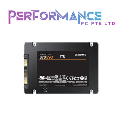 SAMSUNG SSD 870 EVO SATA III 2.5 inch 250GB/500GB/1TB/2TB/4TB (5 YEARS WARRANTY BY ETERNAL ASIA DISTRIBUTION PTE LTD)