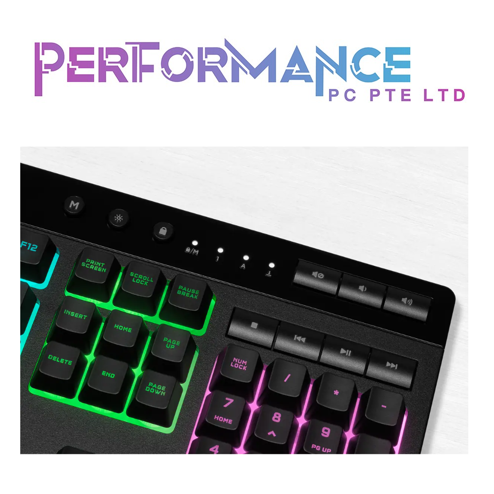 CORSAIR K55 RGB PRO Gaming Keyboard (IP42 Protection, Spill Resistance) (2 YEARS WARRANTY BY CONVERGENT SYSTEMS PTE LTD)