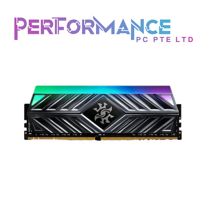 ADATA SPECTRIX D41G DDR4 RGB Memory Module Black/Red - DDR4-3200CL16 16GB/32GB (LIFETIME LIMITED WARRANTY BY TECH DYNAMIC PTE LTD)