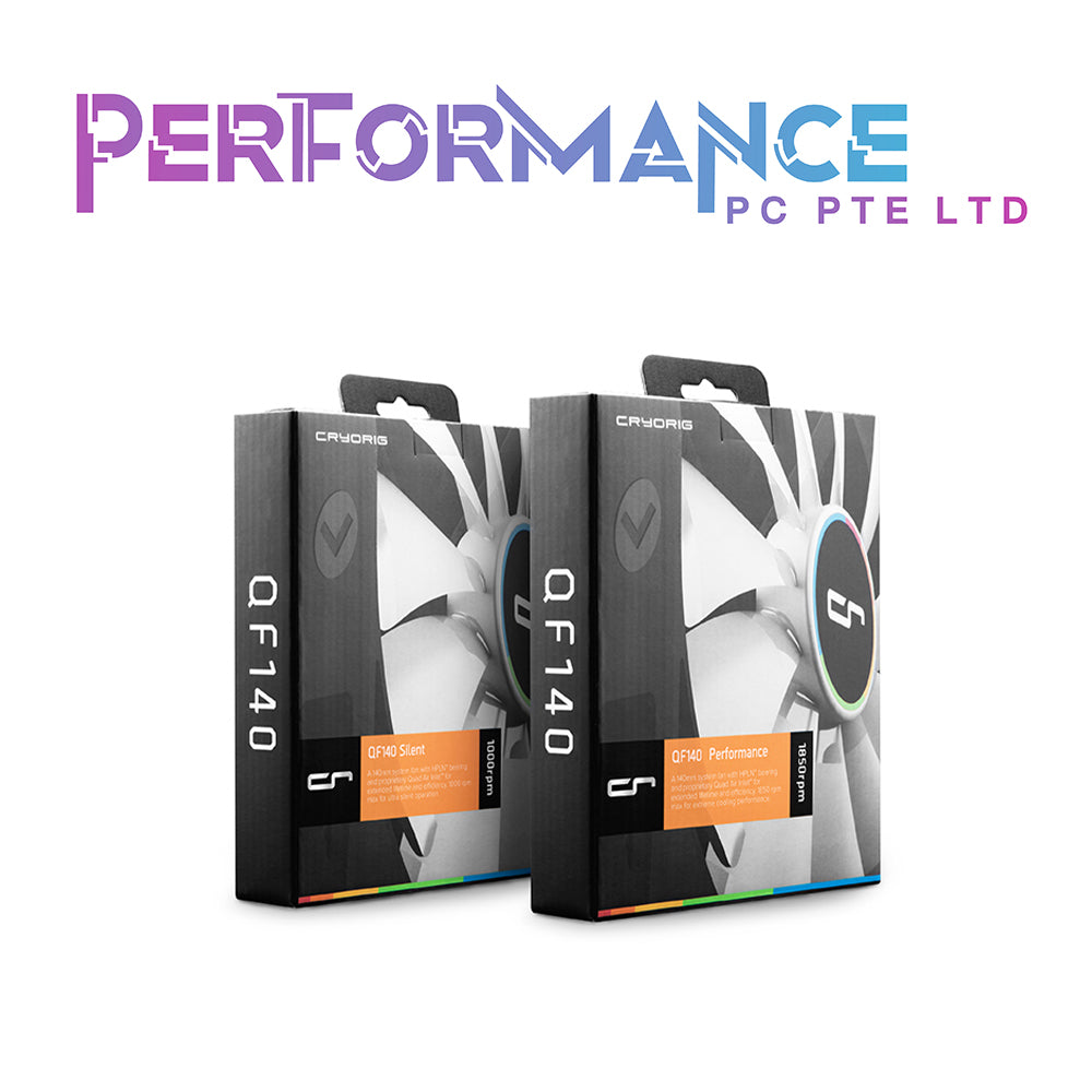 CRYORIG QF120/QF140 Silent/Performance PWM Fan (3 YEARS WARRANTY BY CORBELL TECHNOLOGY PTE LTD)