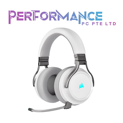 CORSAIR Gaming Virtuoso RGB Wireless High-Fidelity Gaming Headset - Carbon/Pearl/White (2 YEARS WARRANTY BY CONVERGENT SYSTEMS PTE LTD)