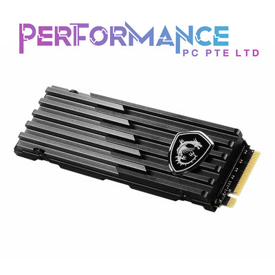 MSI SPATIUM M480 PLAY/PS5 Compatible/PCIe 4.0 NVMe M.2 1TB/ 5Yrs Wty/MAX READ: 7000 MB/s, MAX WRITE: 6800 MB/s (5 YEARS WARRANTY BY CORBELL TECHNOLOGY PTE LTD)