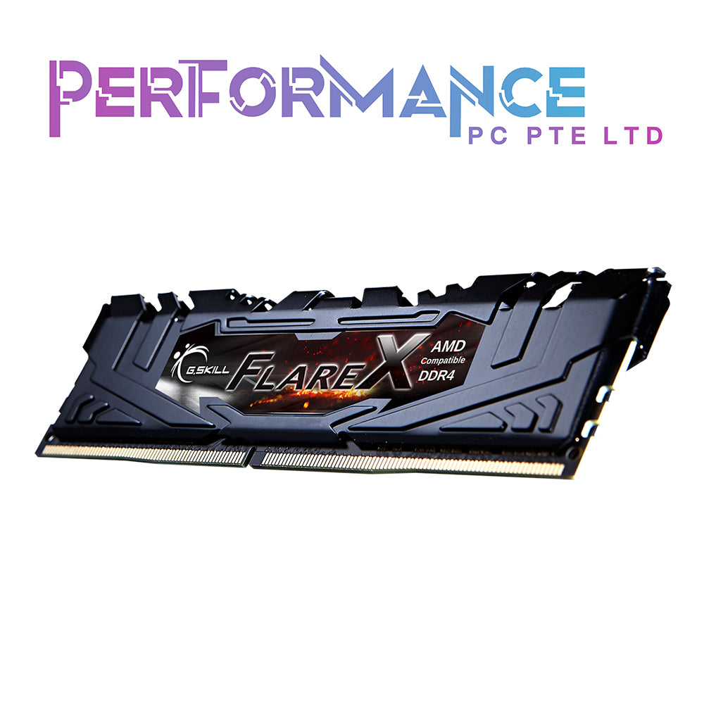 G.SKILL GSKILL Flare X (for AMD) 8GB/16GB/32GB DDR4 RAM 3200MHz Desktop Memory (LIMITED LIFETIME WARRANTY BY CORBELL TECHNOLOGY PTE LTD)