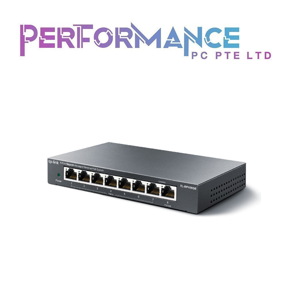 TP-Link TL-RP108GE 8-Port Gigabit Managed Reverse PoE Switch