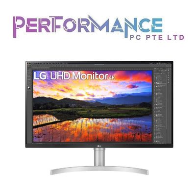 LG 32UN650-W 31.5'' UHD 4K HDR IPS Monitor Resp. Time 5ms Refresh Rate 60hz (3 YEARS WARRANTY BY LG)