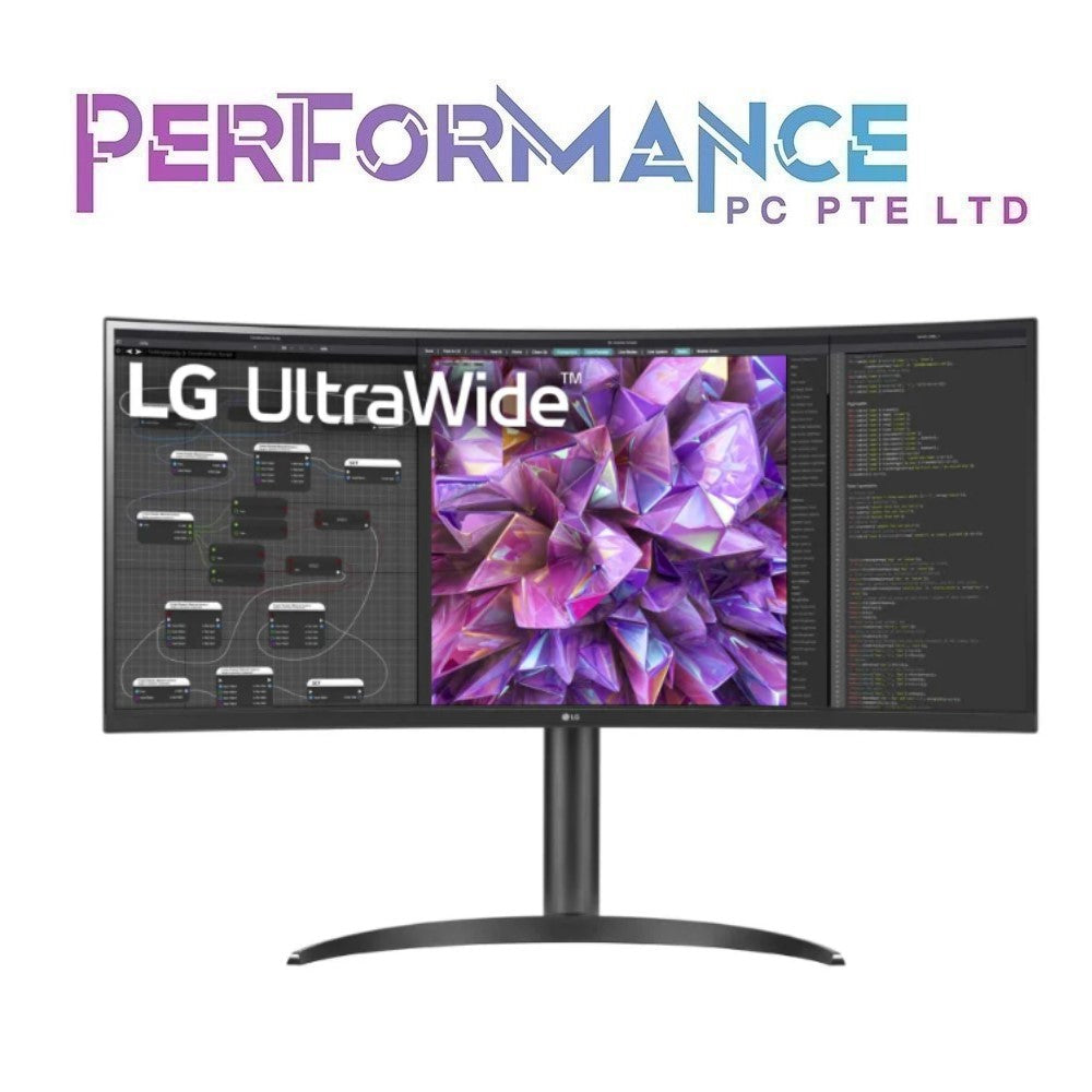 LG 34WQ75C-B 34'' 21:9 Curved UltraWide QHD (3440 x 1440) Monitor Resp. Time 5ms Refresh Rate 60hz (3 YEARS WARRANTY BY LG)