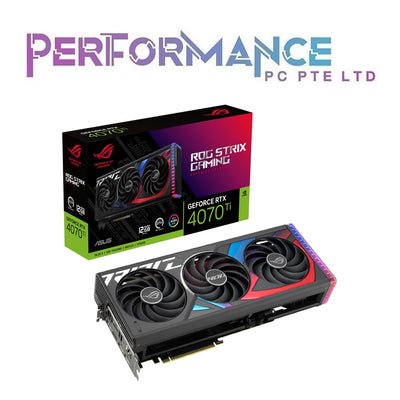 Asus ROG Strix GeForce RTX4070TI RTX4070 TI RTX 4070TI RTX 4070 TI 12GB GDDR6X OC / Non-OC Edition (3 YEARS WARRANTY BY BAN LEONG TECHNOLOGIES PTE LTD)