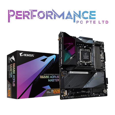 Gigabyte B650E B650 E AORUS MASTER Gaming Motherboard (3 YEARS WARRANTY BY CDL TRADING PTE LTD)