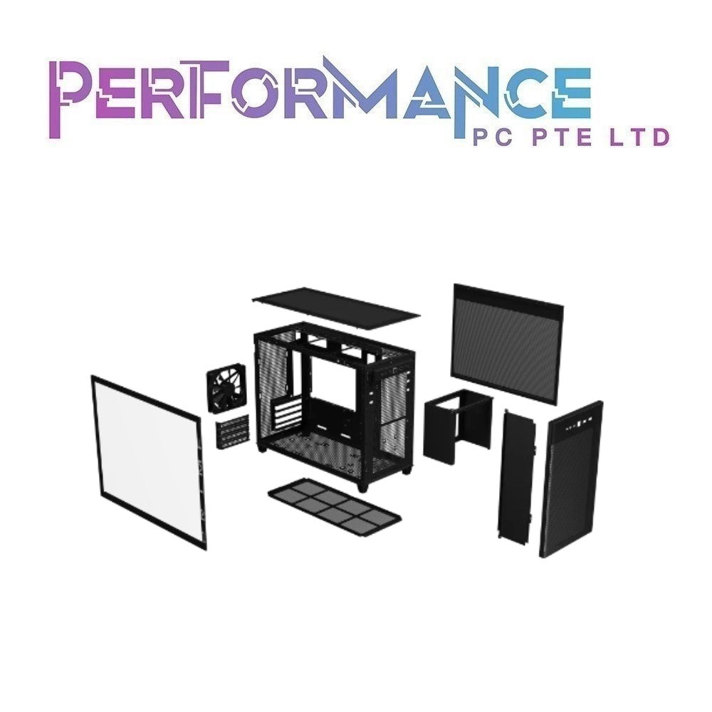 ASUS Prime AP201 AP 201 Tempered Glass MicroATX Black / White Case (2 YEARS BY BAN LEONG TECHNOLOGIES PTE LTD)