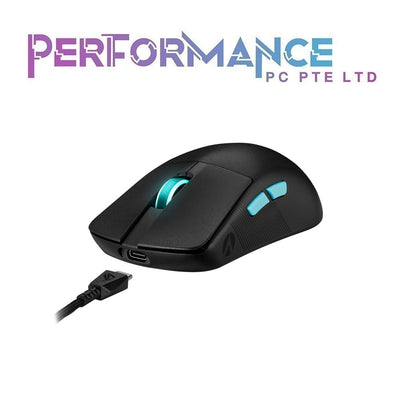ASUS ROG Harpe Ace Aimlap Edition Gaming Mouse  USB 2.0 TypeC to TypeA Bluetooth 5.1 RF 2.4GHz  36000DPI  54g without cable and USB dongle (2 YEARS WARRANTY BY BAN LEONG TECHNOLOGIES PTE LTD)