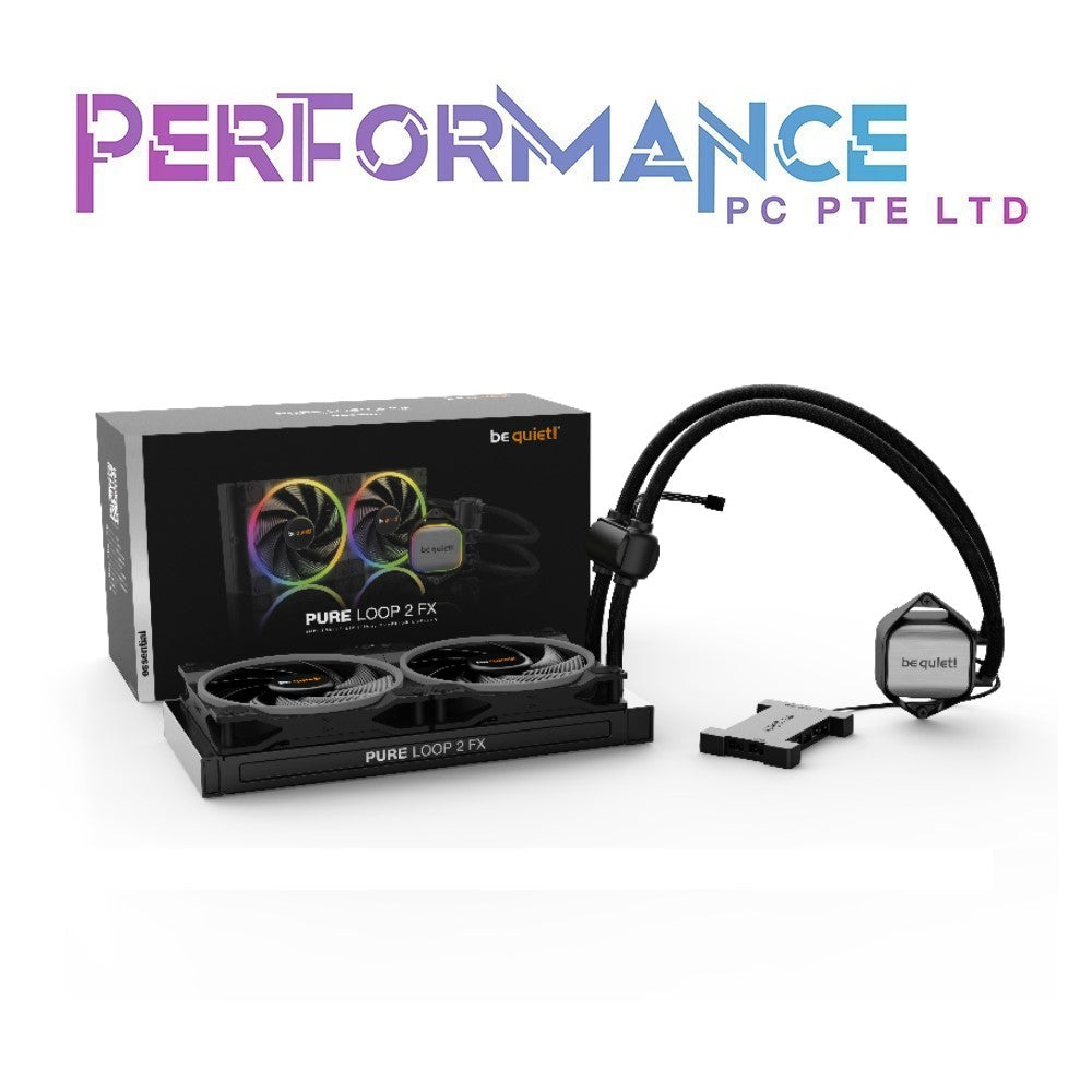 be quiet! Pure Loop 2 FX 240mm/280mm/360mm ARGB AIO Liquid CPU Cooler (3 YEARS WARRANTY BY TECH DYNAMIC PTE LTD)