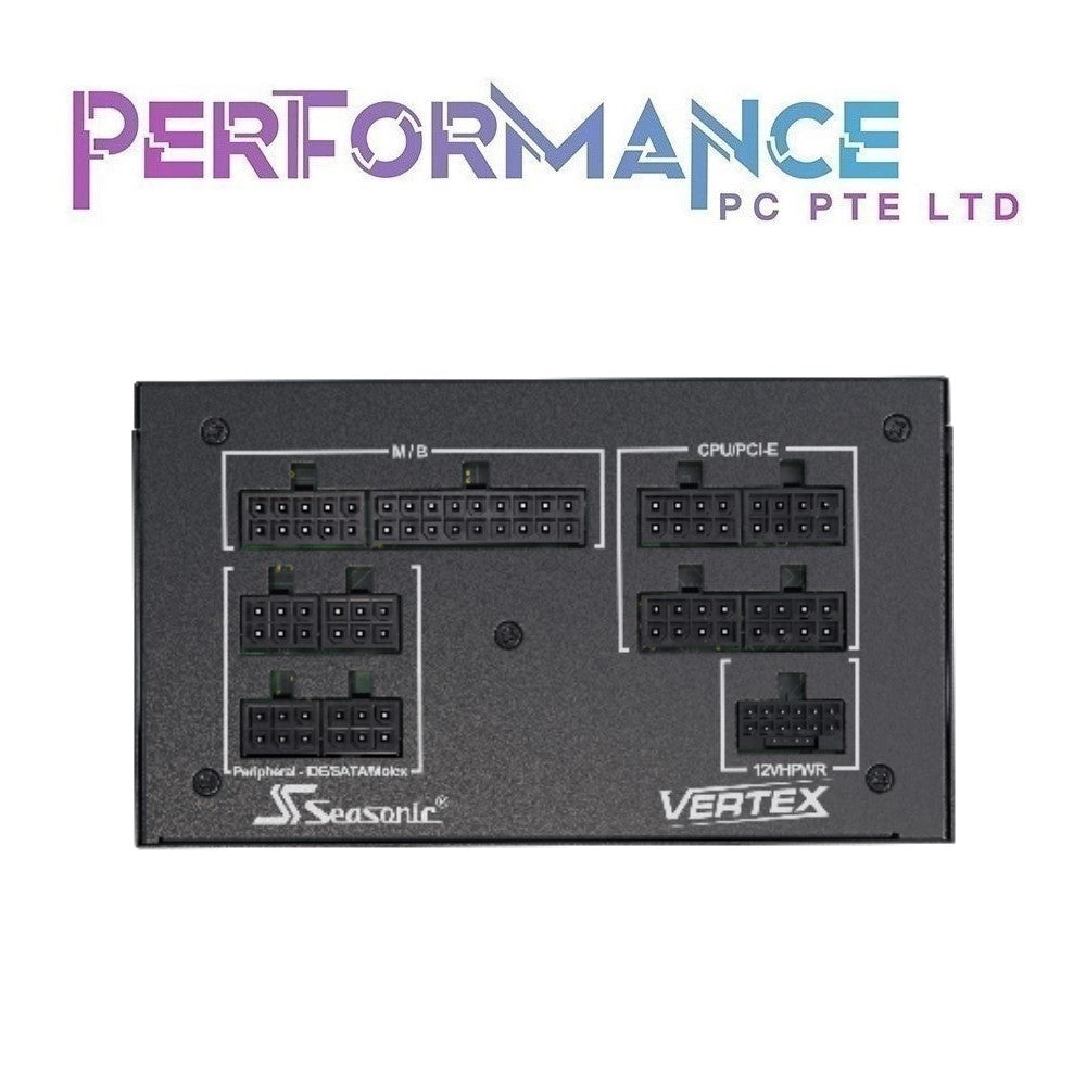 Seasonic Vertex GX750 / GX850 / GX1000 / GX1200W Watts 80+ Plus Gold Fully Modular/Hybrid Fan Control ATX 3.0 PCI-E Gen 5.0 12VHPWR Cable Included Power Supply Unit PSU (10 YEARS WARRANTY BY CORBELL TECHNOLOGY PTE LTD)