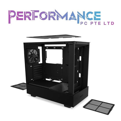 NZXT H5 Flow | High Airflow Gaming PC Case Black/White