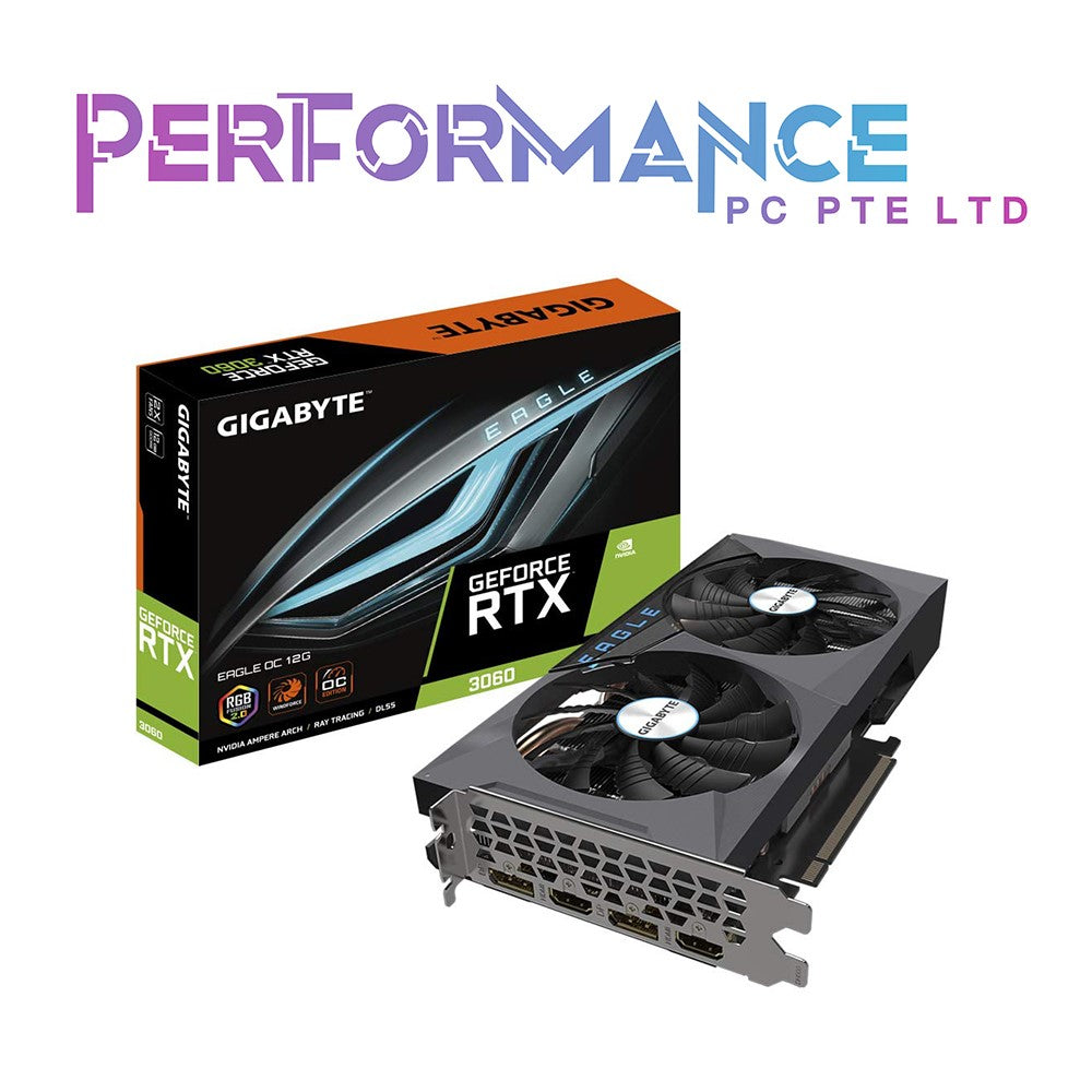 GIGABYTE GeForce RTX 3060 EAGLE OC 12G GDDR6 (3 YEARS WARRANTY BY CDL TRADING PTE LTD)