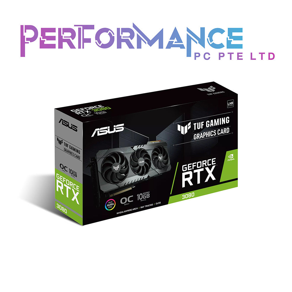 ASUS TUF Gaming GeForce RTX™ 3080 V2 OC/Non OC Edition 10GB GDDR6X with LHR (3 YEARS WARRANTY BY AVERTEK ENTERPRISES PTE LTD)