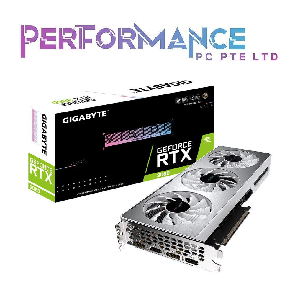 GIGABYTE GeForce RTX™ 3060 VISION OC 12G GDDR6 (3 YEARS WARRANTY BY CDL TRADING PTE LTD)