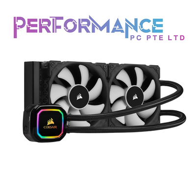 CORSAIR iCUE H60i/H100i/H115i/H150i RGB PRO XT Watercooler AIO, 120mm/240mm/280mm/360mm Radiator (5YEARS WARRANTY BY CONVERGENT SYSTEMS PTE LTD)